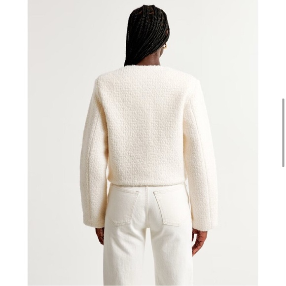 Abercrombie collarless boucle jacket - Picture 9 of 10